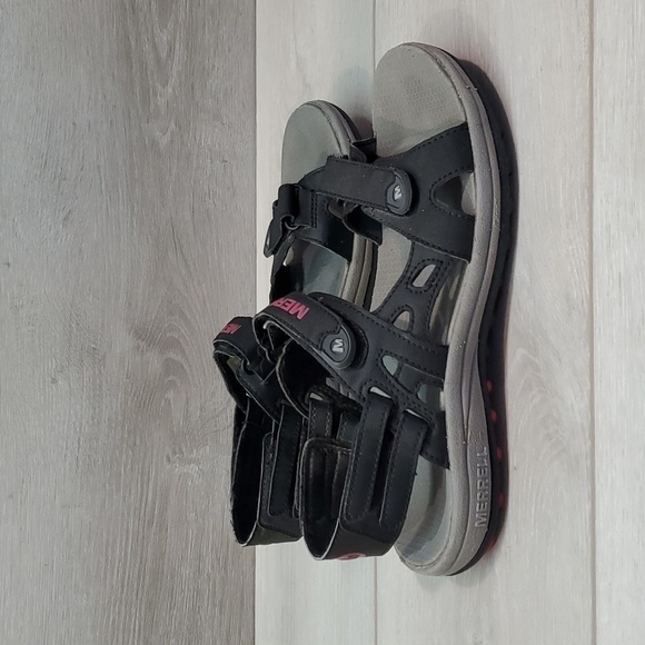 Merrell Woman Cedrus Comfort Outdoor Hook&loop Sandals Flats shoes sz 6 - Picture 3 of 11